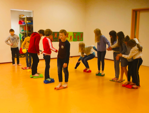 Liane Crouwel rots en watertraining
